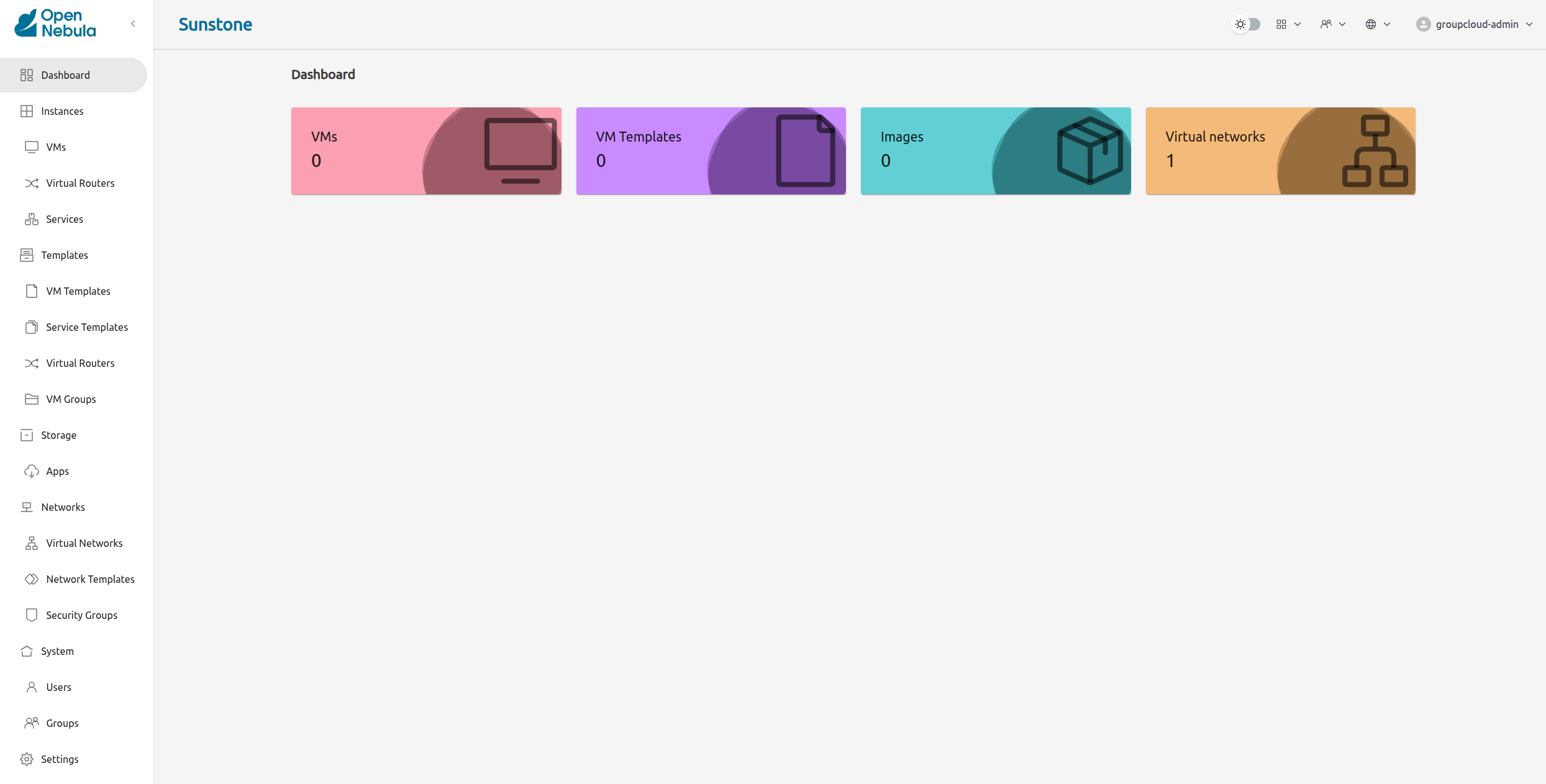 fireedge_sunstone_groupadmin_dashboard