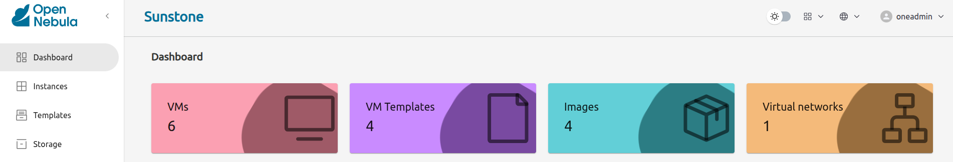 fireedge_sunstone_dashboard