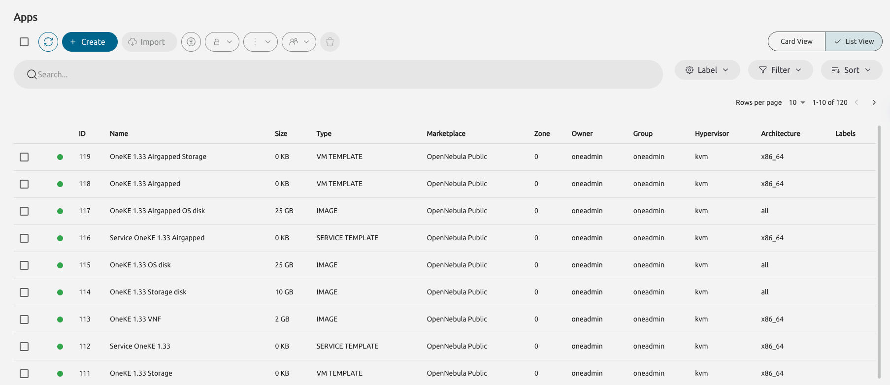 fireedge_sunstone_list_datatable