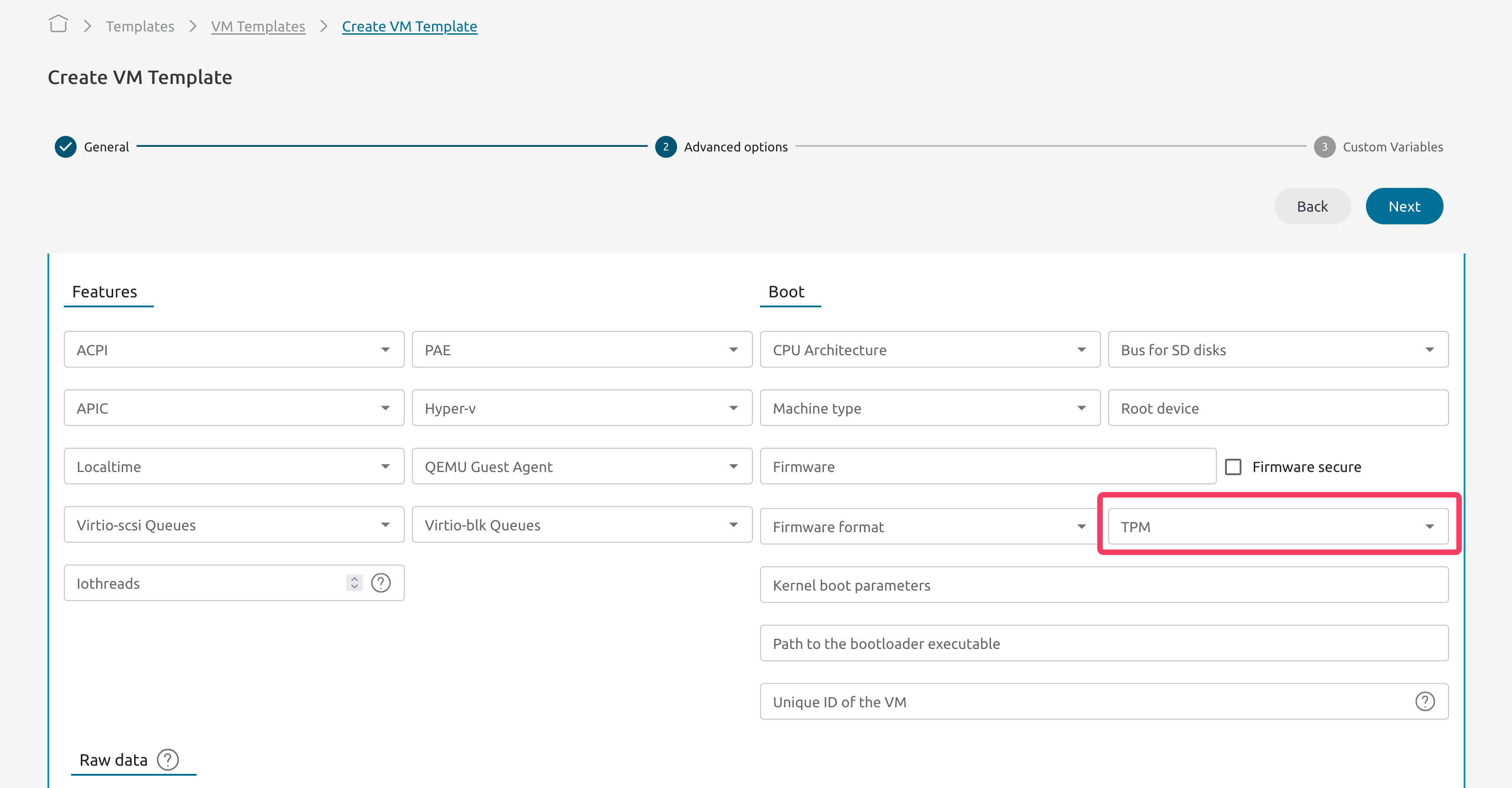 sunstone_vtpm_selector