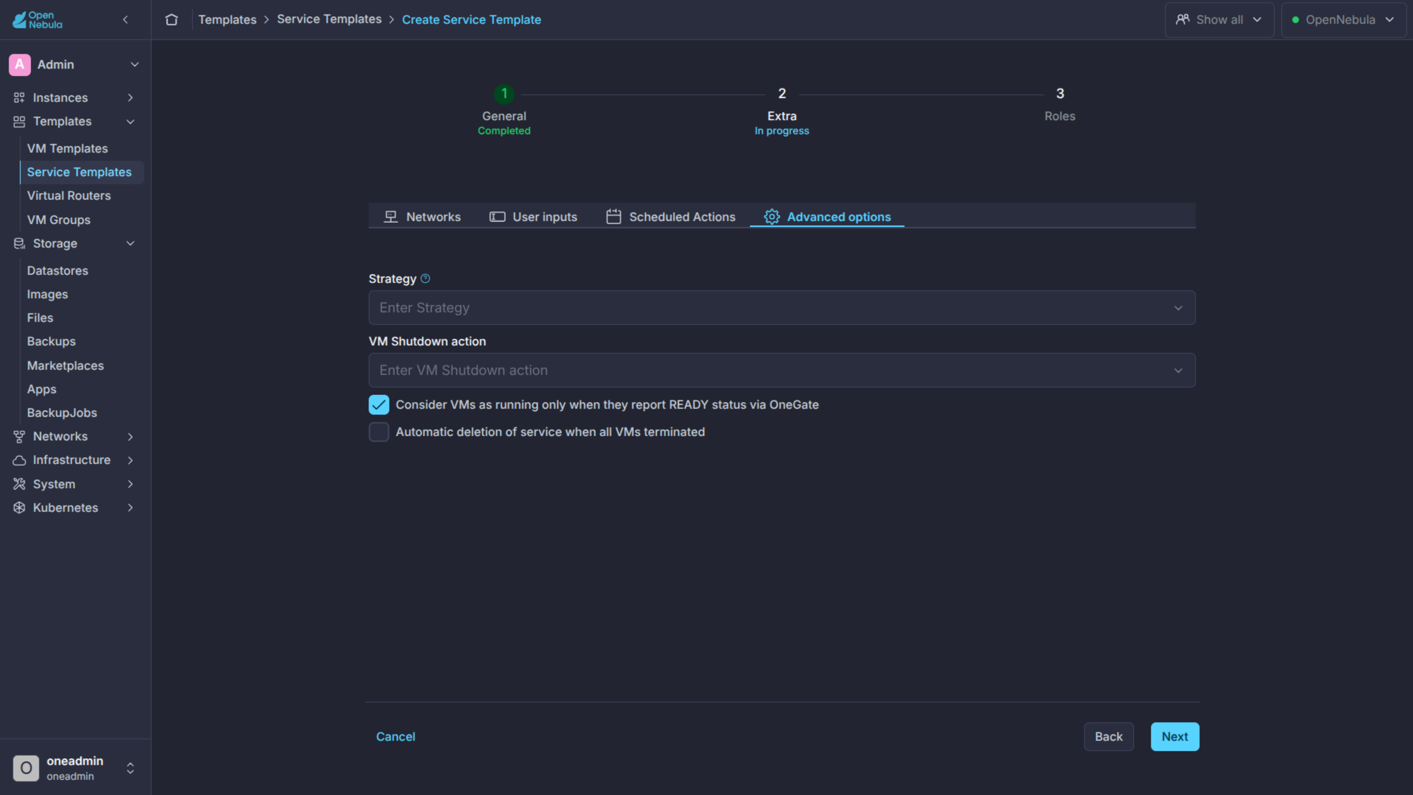 OneFlow Ready Status