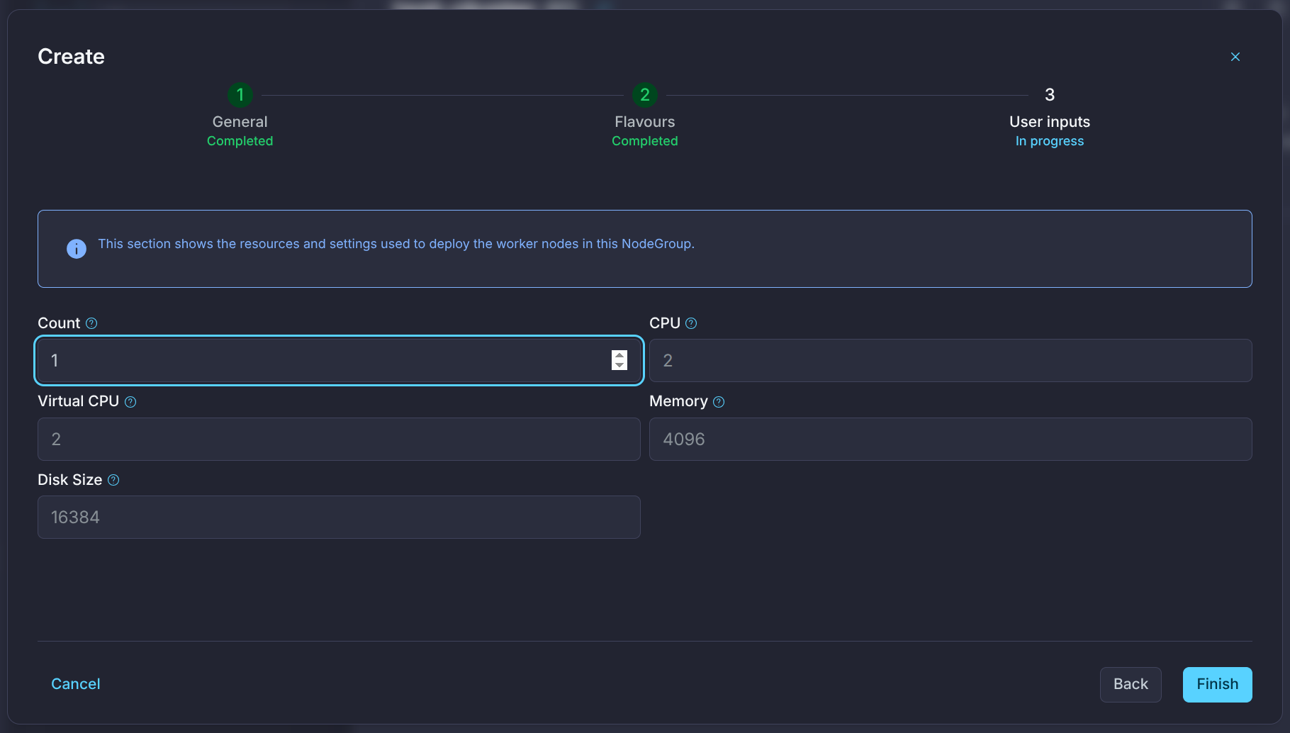 OneKS Quickstart create K8s cluster