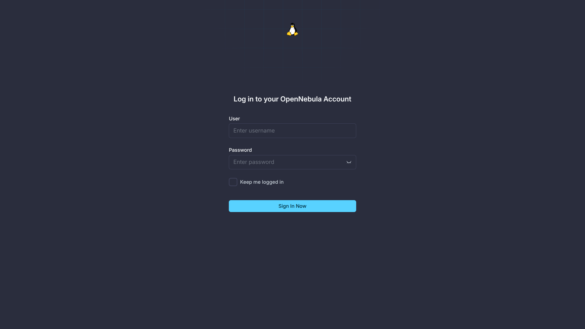 Sunstone login with custom logo